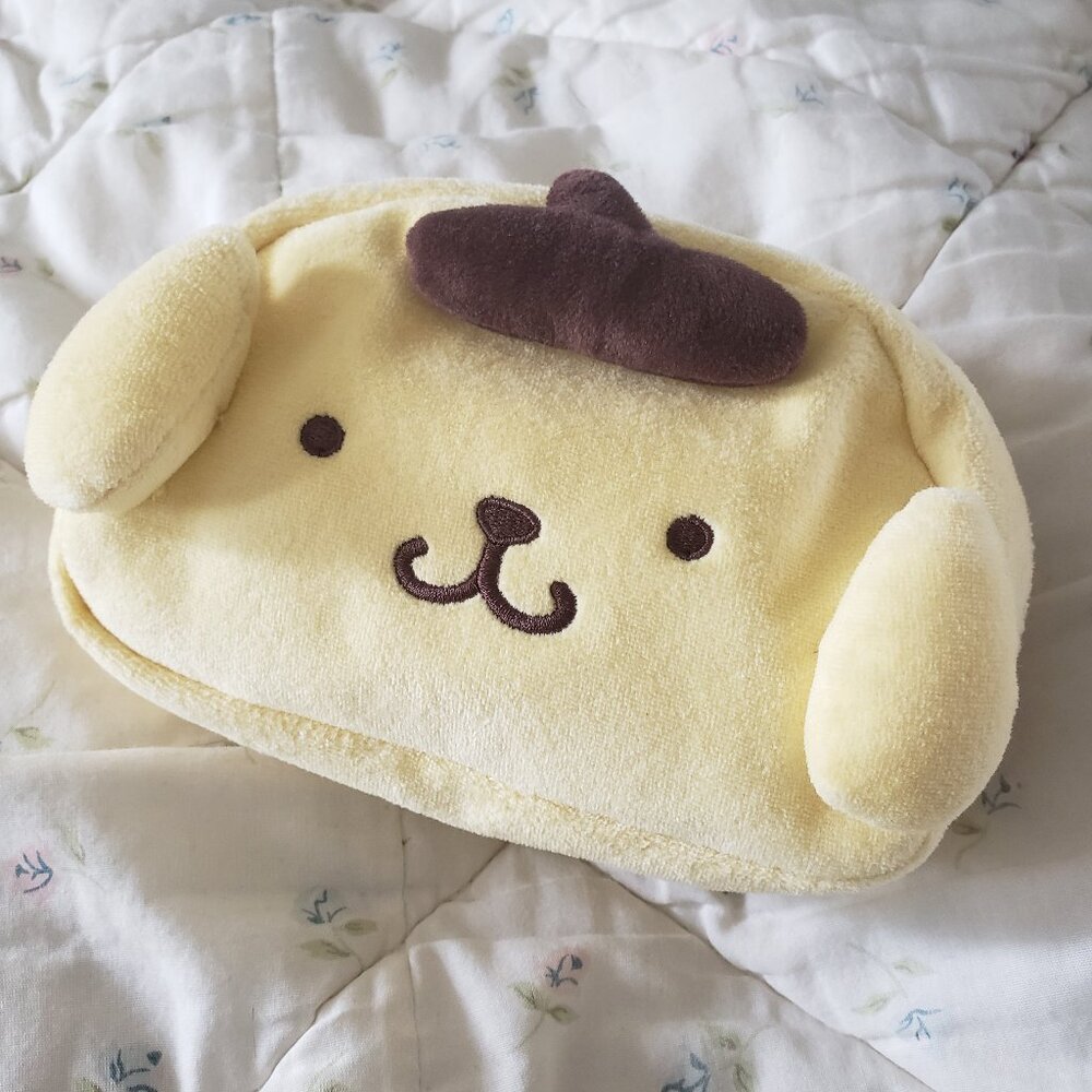 Pom Pom Purin plush travel case pouch Maison de FLEUR Sanrio